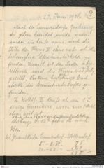 Seite 11, Tagebuch "Willendorf (ab 1926) | Joching | Neol. Grab b. Emmersdorf (NHMW-PRAE-BBB-36)